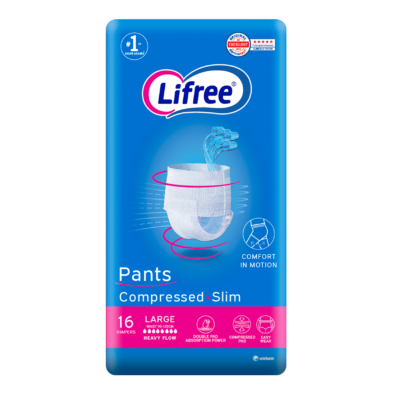 Lifree Adult Diaper Culotte Large 16 Pcs - 6 Cups