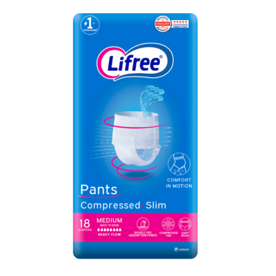 Lifree Adult Diaper Culotte Medium 18 Pcs - 6 Cups