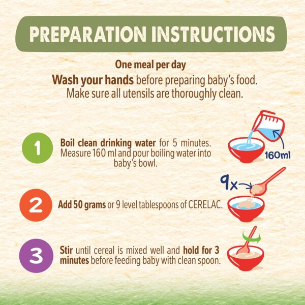 Cerelac Baby Cereal Rice & Vegetable Mix 350 Gm - For a Healthy Start - Image 7
