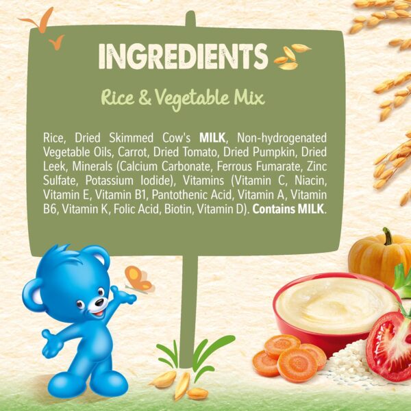 Cerelac Baby Cereal Rice & Vegetable Mix 350 Gm - For a Healthy Start - Image 9