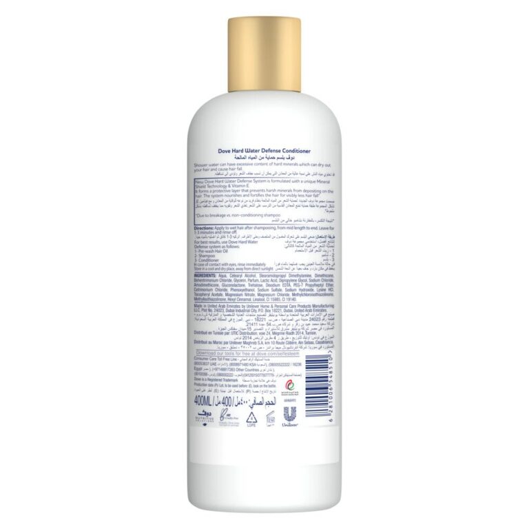 Dove Hard Water Defense Conditioner - 400ml - Image 3