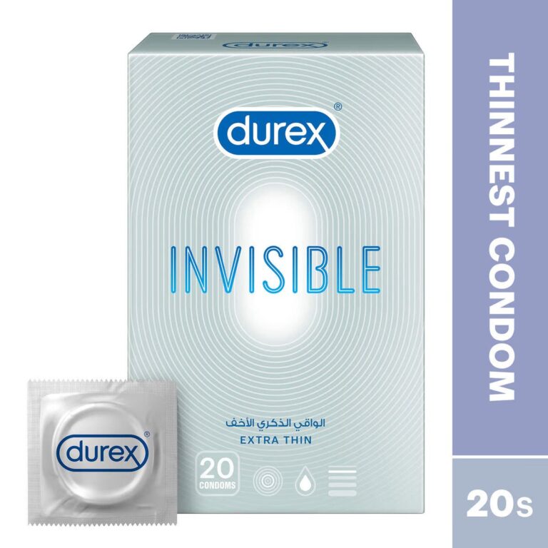 Durex Invisible Ultra Thin Condoms - 20 Count - Image 1