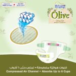 BabyJoy Olive Diapers - Size 2 (3.5-7 Kg) - Ultra Soft - 13 Pcs - Image 5