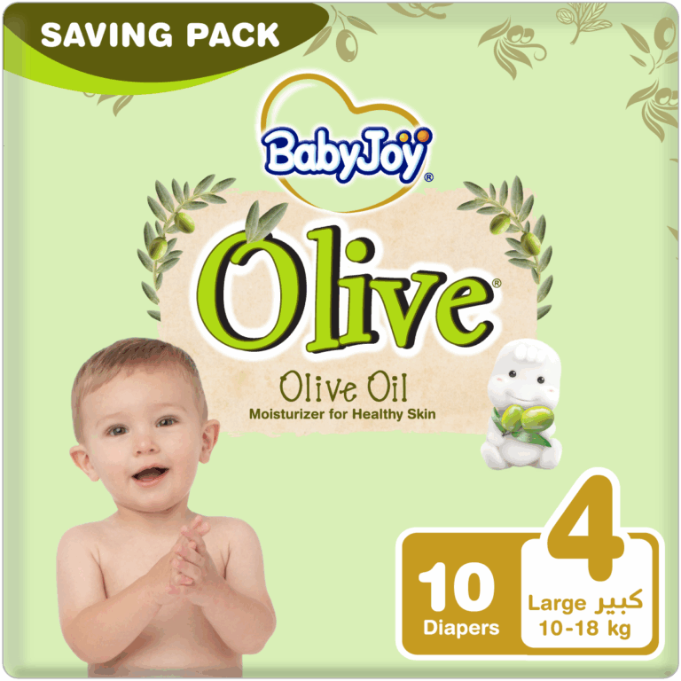 BabyJoy Olive Diapers Size 4 - Large Carry Pack (10 Diapers) - Image 2