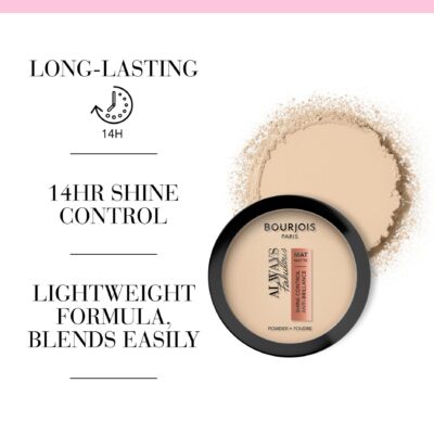 Bourjois Always Fabulous Anti-Shine Powder 108-Apricot - Ivory