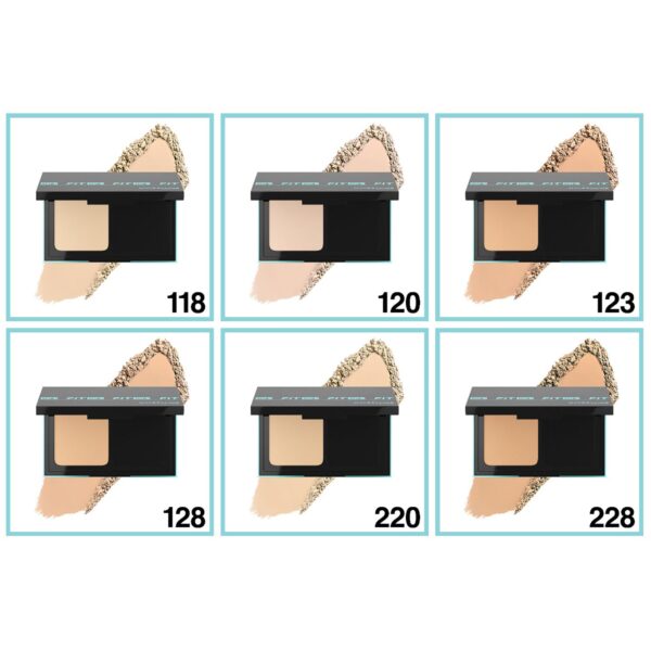 ⁦بودرة أساس مايبيلين فت مي مات اند بورلس - 220 بيج SPF44⁩ - الصورة ⁦5⁩