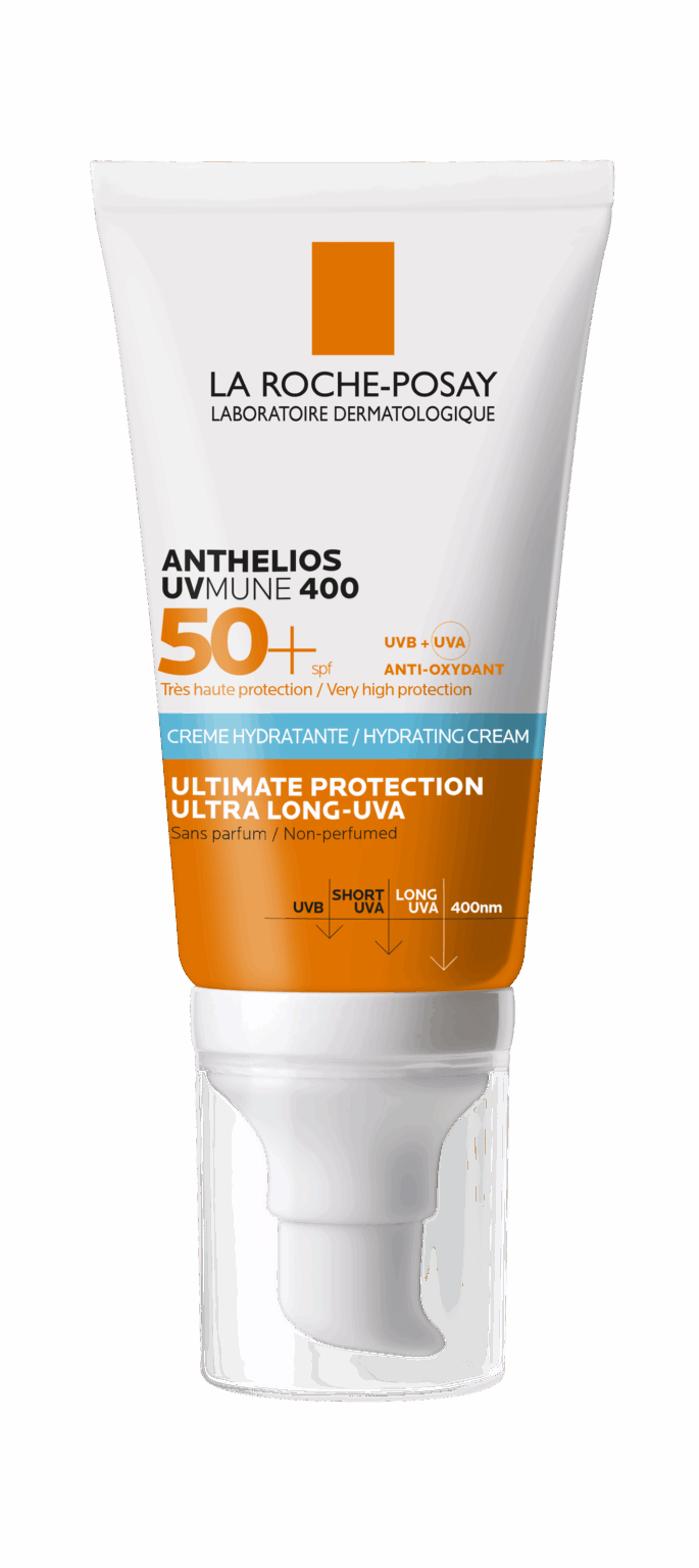 ⁦لاروش بوزيه أنثيليوس يوفي ميون 400 كريم مرطب SPF 50+ 50 مل⁩ - الصورة ⁦3⁩
