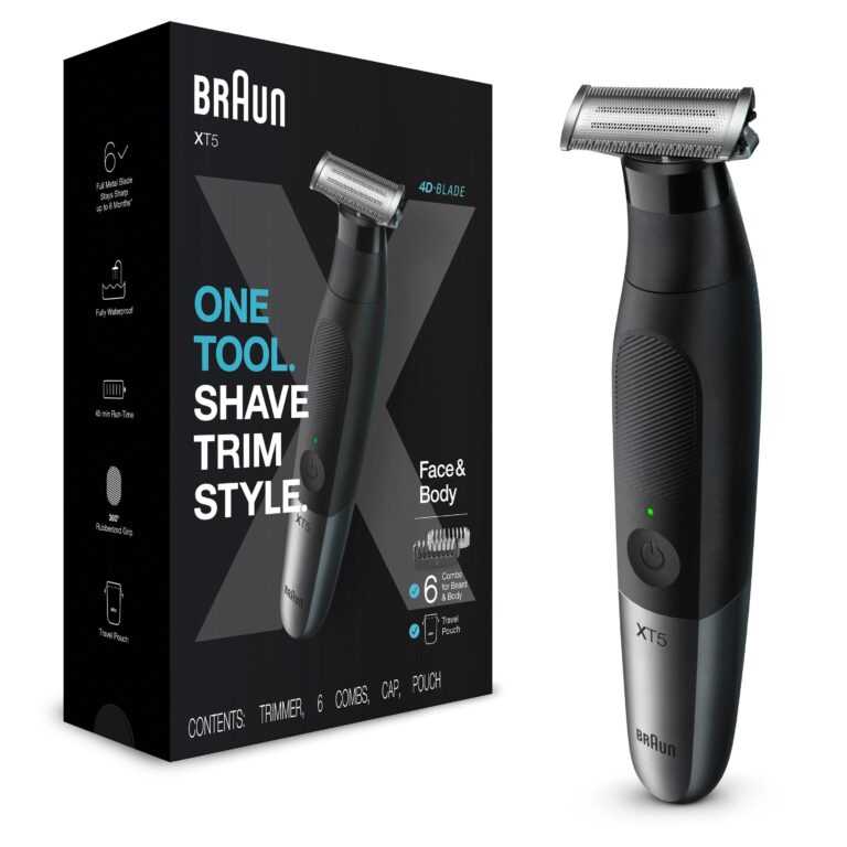 Braun XT5 Face & Body Shaver and Trimmer with 5 Combs - Image 2
