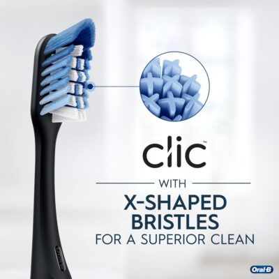 Oral-B Clic, Manual Toothbrush with Replaceable Brush Head