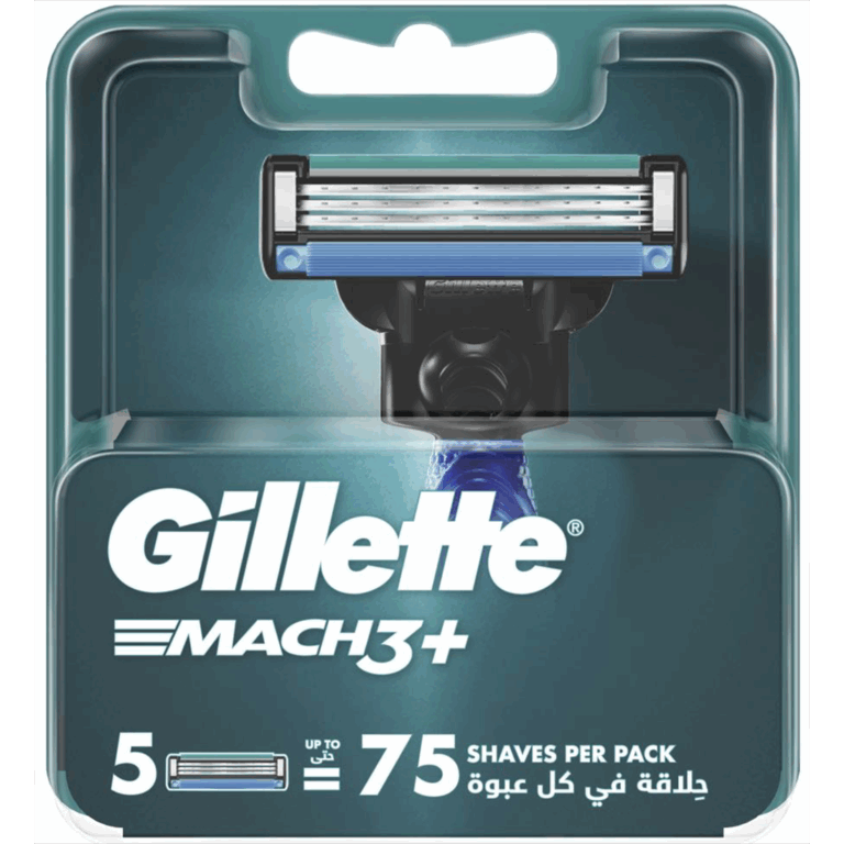 Gillette Mach3 Plus 5 Pcs: Superior Smooth Shave Blades - Image 2