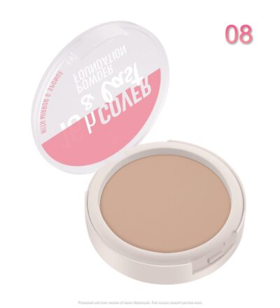 Essence 16h Cover & Last Powder Foundation 08 - Nude