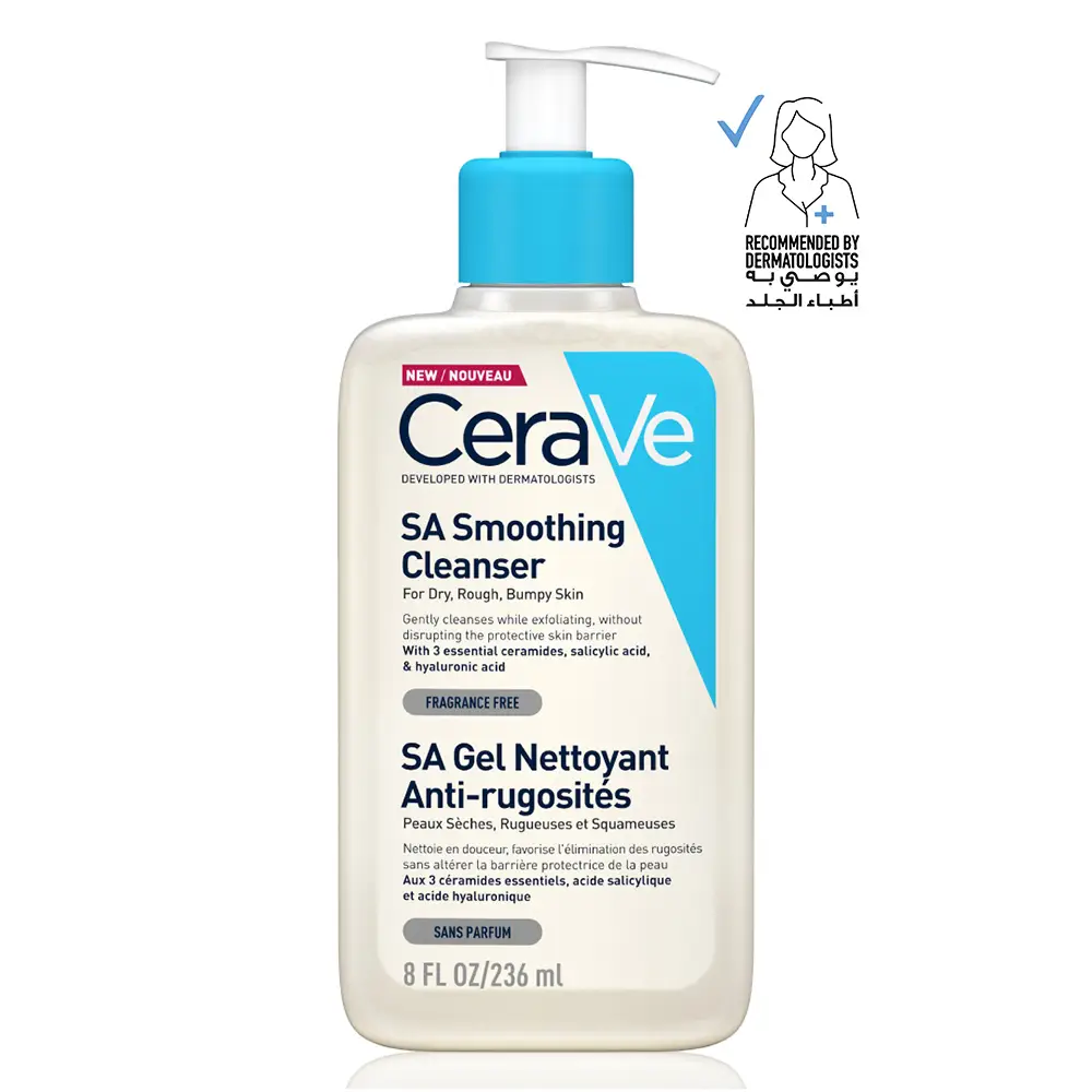 102221146_adf892e0e8b735084_50882.webp Cerave SA Smoothing Cleanser: Exfoliating & Moisturizing Wash for Normal to Rough Skin - Image 1