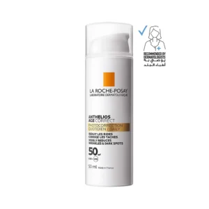 لاروش بوزيه أنثيليوس ايدج كوريكت SPF 50 واقي شمس مقاوم لعلامات تقدم سن مع النياسيناميد 50 مل