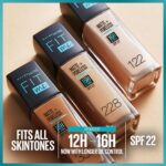 ⁦مايبيلين كريم الأساس فيت مي مات اند بورلس SPF 22 - درجة 136⁩ - الصورة ⁦4⁩
