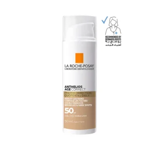 La Roche-Posay Anthelios Age Correct SPF 50 Tinted Anti-Aging Invisible Sunscreen + Niacinamide 50 ml