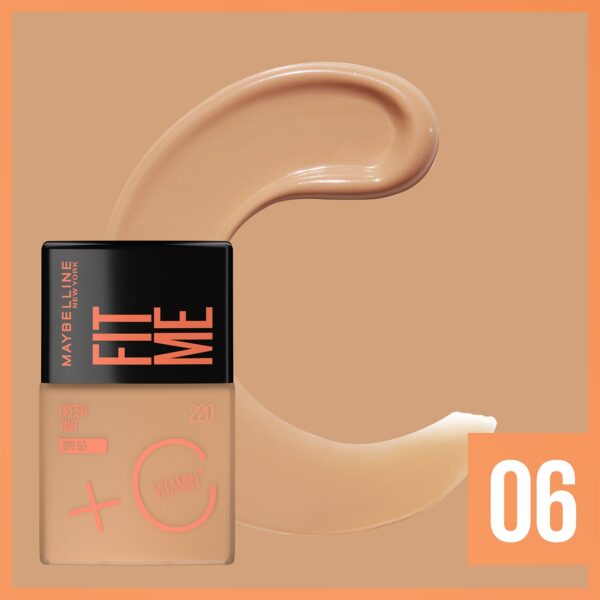 Maybelline New York Fit Me Fresh Tint SPF 50 Vitamin C - Shade 06 - Image 3