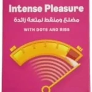 Durex Intense Pleasure Condoms 6 Pcs - Enhanced Stimulation & Comfort