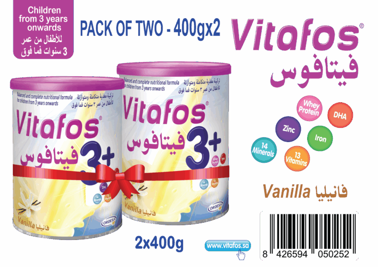 Vitafos Nutritional Milk From 3year 2x400g - Pack Of Two - Image 3
