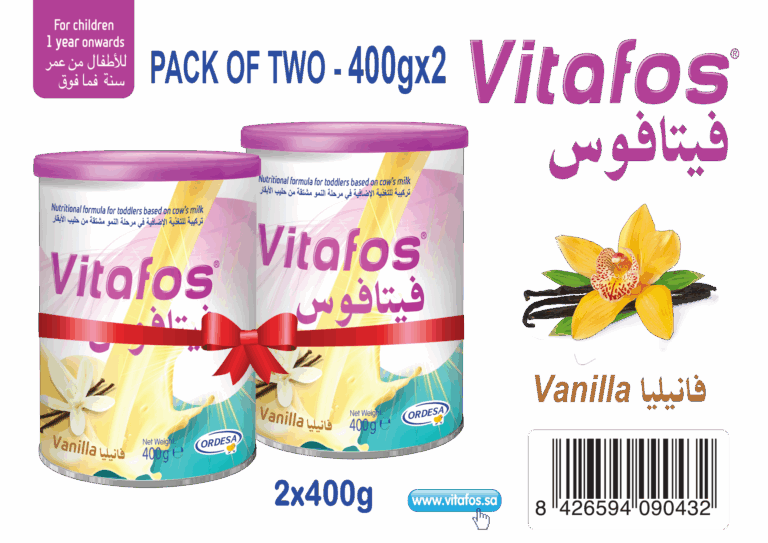 Vitafos Nutritional Milk From 1 Year 2x400g - Pack Of Two - Image 3