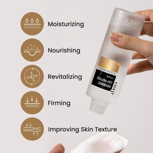 Coxir EGF Peptide Toner - Anti-Wrinkle & Deep Hydration 150 ml - Image 4