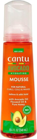 Cantu Mousse Avocado Hydrating Styling 248ml