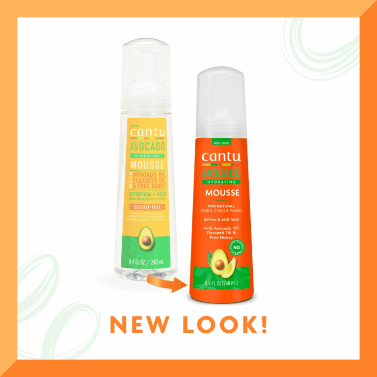 Cantu Mousse Avocado Hydrating Styling 248ml - Image 3