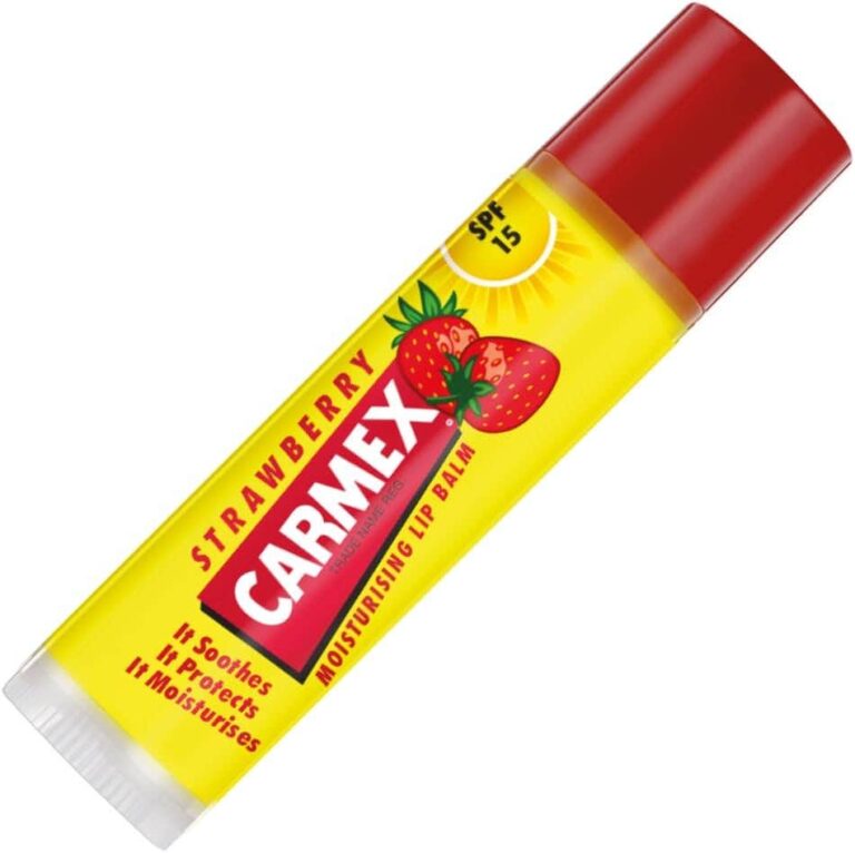 Carmex Moisturising Lip Balm Strawberry Stick Spf 15 4.25gm - Image 1