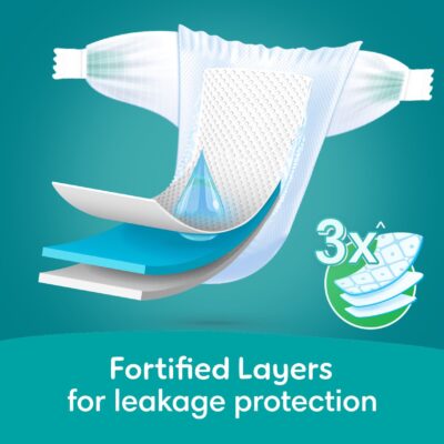 Pampers Rash Protection Taped Diapers, Size 6, 13+kg, Carry Pack, 10 Count