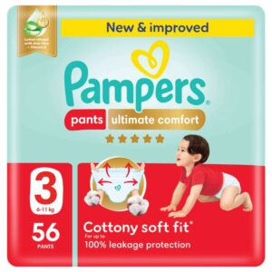 Pampers Premium Care Pants Size 3 Mega Pack 56 Pants New