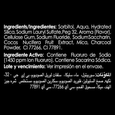 Closeup Tp Chrcol Dtox & Cocnut 75ml