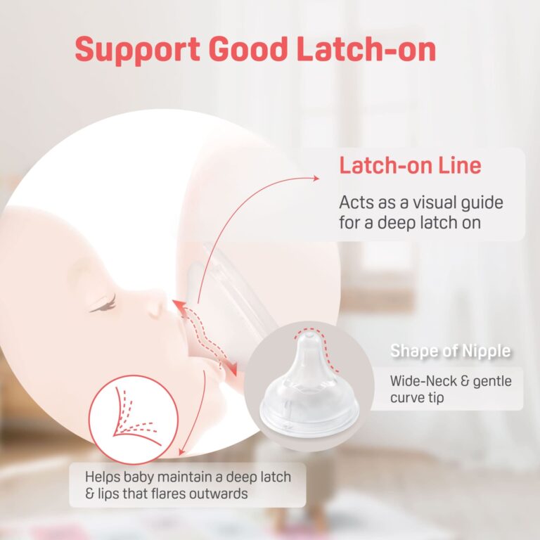 Pigeon Softouch BPP Glass Nursing Bottle - 240ml: Safe, Comfortable, Colic-Free Feeding - Image 4