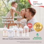 Pigeon Softouch BPP Glass Nursing Bottle - 240ml: Safe, Comfortable, Colic-Free Feeding - Image 7