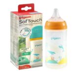 Pigeon Softouch Dolphin Nursing Bottle (Polypropylene) - 240ml