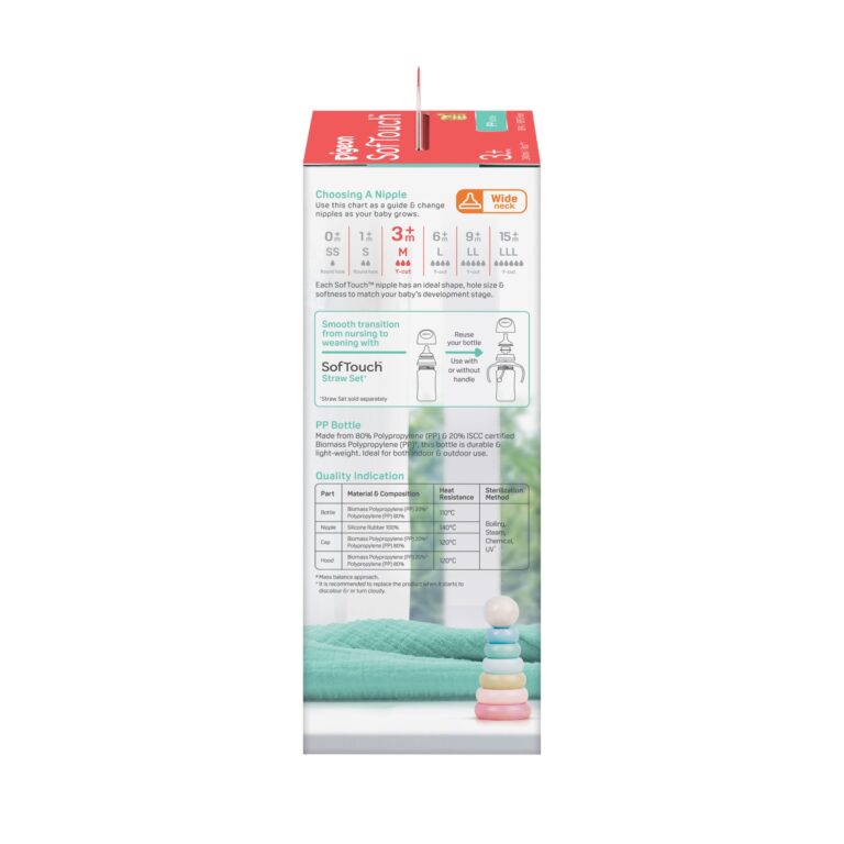 Pigeon Softouch Bpp Nursing Bottle (Polypropylene) - 240ml: Comfort & Safety for Your Baby - Image 4