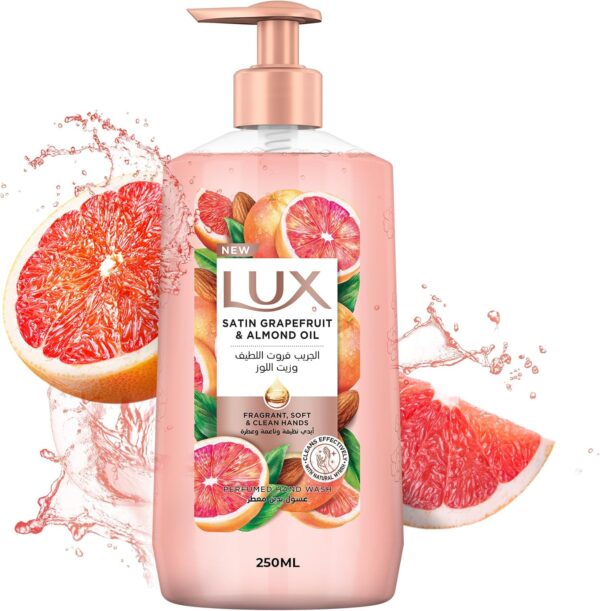 Lux Hand Wash Satin Grapefruit 250ml - Luxurious Freshness - Image 1