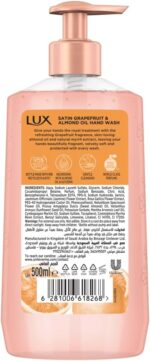 Lux Satin Grapefruit Hand Wash Refreshing Scent 500ml - Image 3