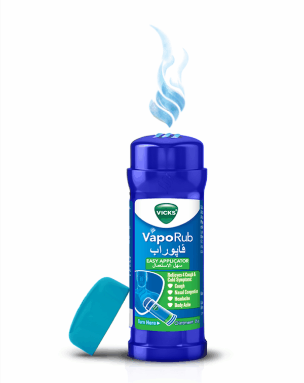 Vicks VapoRub Easy Applicator - 35g: Instant Relief from Cold Symptoms - Image 7