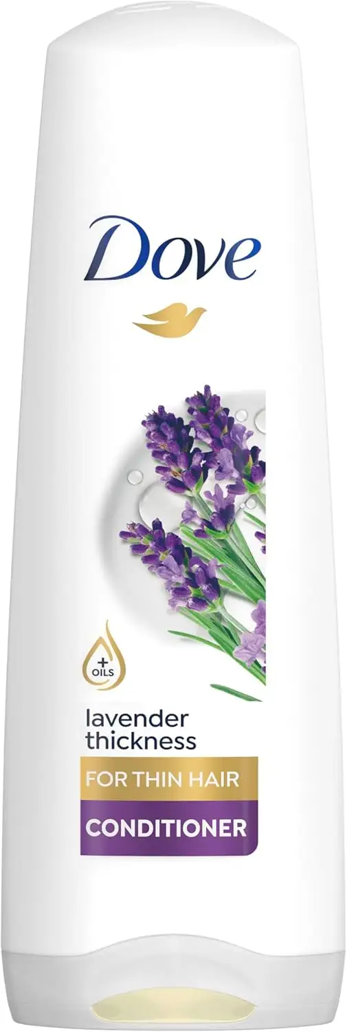 103282709_a63d589e3d43b829b.webp Dove Lavender Thickness Conditioner 340ml - Image 1