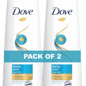 Dove Daily Care Shampoo for Hair Hydration - Special Offer 2 x 350ml
