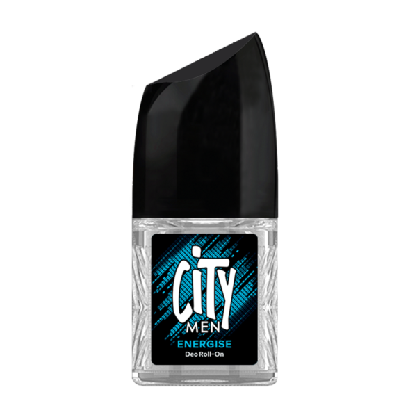 City Men Deo Roll On 50 ml Energize - Lasting Freshness & Vitality - Image 1