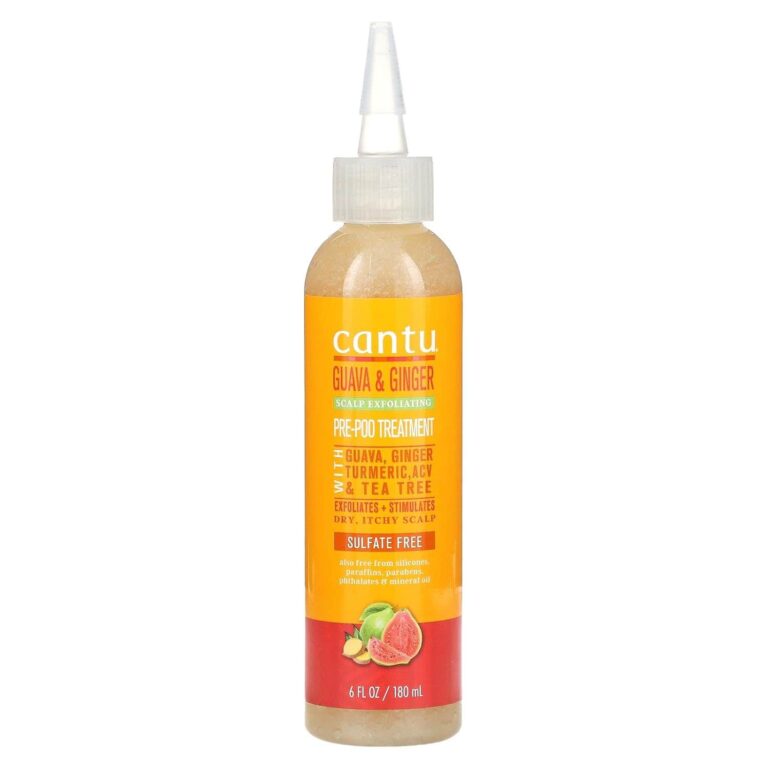 Cantu Guava & Ginger Scalp Exfoliating Pre-Poo Treatment - 180ml - Image 1