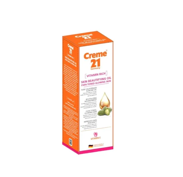 Creme 21 Skin Beautifying Oil with Almond Oil & Vitamin E - 100 ml - Image 1