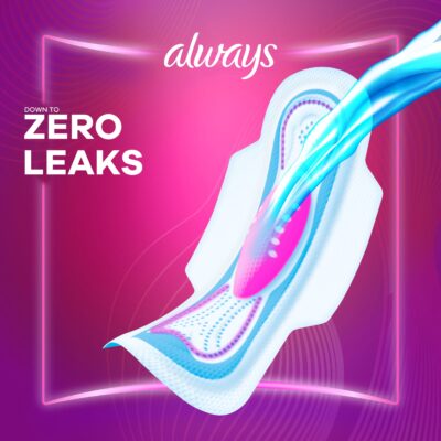 Always Pads Ultra Slim CurveWear Normal with Wings, 8 Pads
