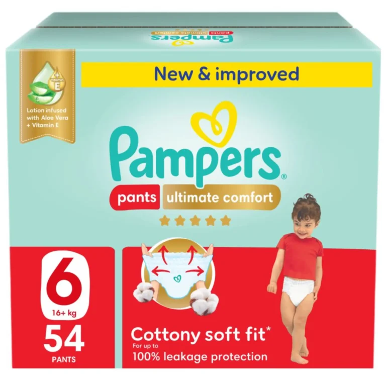 Pampers Ultimate Comfort Pants Diapers, Size 6, 16+ kg, 54 Count - Image 1