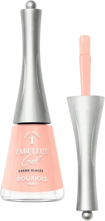 Bourjois Fabuleux Gel Nail Polish 120 Crème Glacée - Light Peach - 9 ml