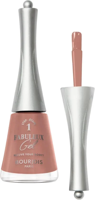 Bourjois Fabuleux Gel Nail Polish 130 Mauve your Body - Nude Rose - 9 ml