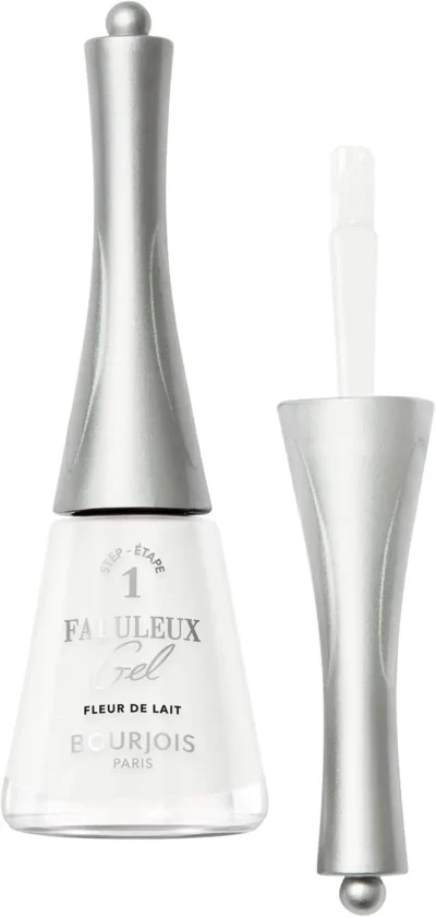Bourjois Fabuleux Gel Nail Polish 095 Fleur De Lait White - 9 ml