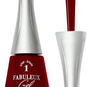 Bourjois Fabuleux Gel Nail Polish 340 Berry Paris - Red Deep - 9 ml