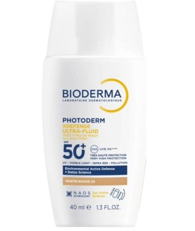 بيوديرما إكس ديفينس سائل فائق السوائل من بيوديرما + درجة حماية من الشمس SPF50+ لون 03 - 40 مل