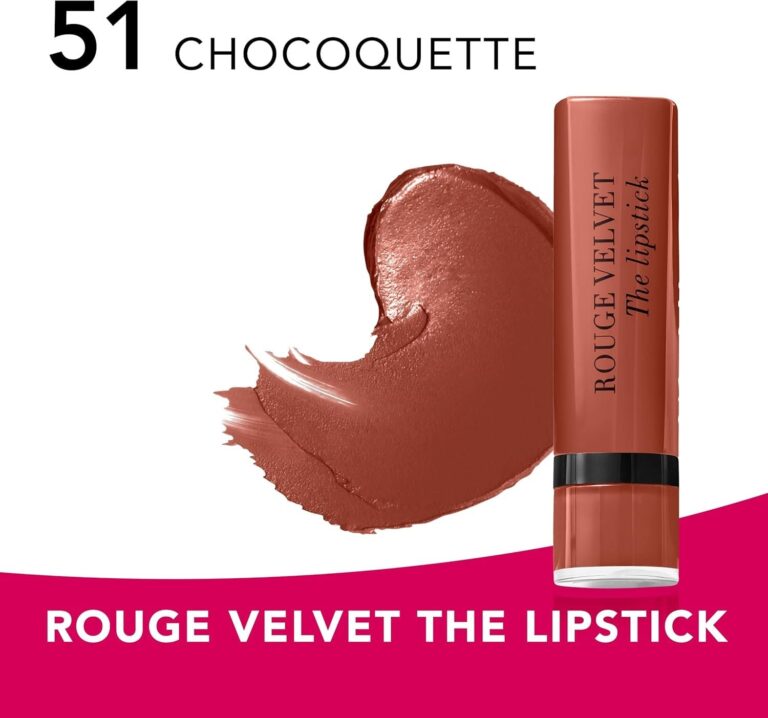 Bourjois Rouge Velvet The Lipstick 51 Chocoquette - 2.4 gm - Image 3